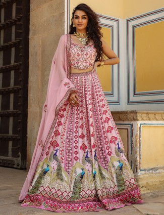 Beautiful stunning navy georgette lehenga choli