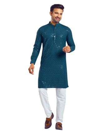 Latest yellow printed cotton kurta suit