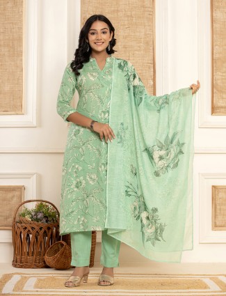 Awesome floral printed kurti set