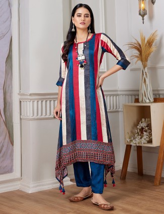 Gorgeous grey and yellow kurti set