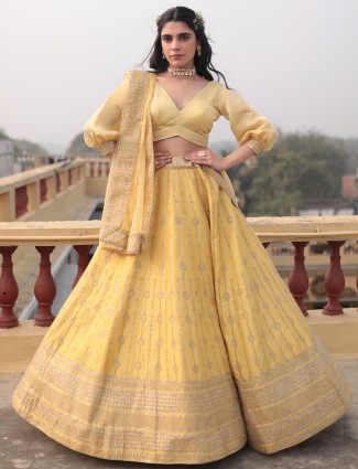 Beautiful stunning navy georgette lehenga choli