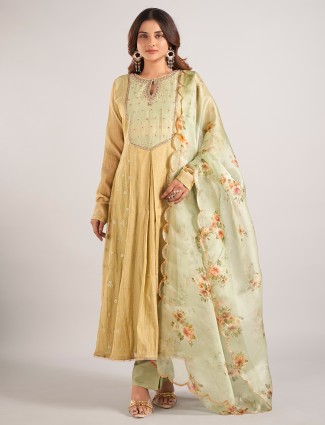 Pista green wedding salwar suit 