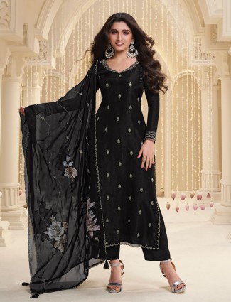 Latest yellow printed cotton kurta suit