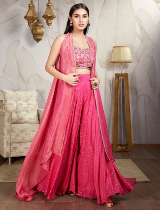 Stunning satin off-white salwar suit
