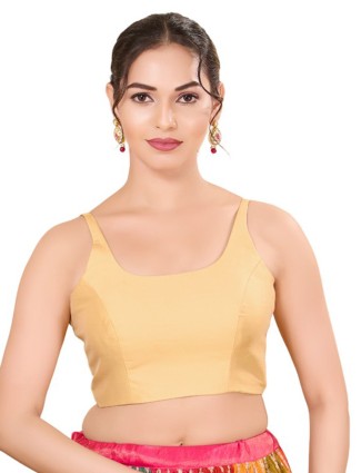 Charming beige silk blouse