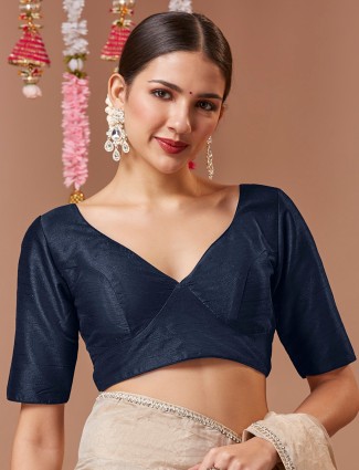 Pink silk blouse with V neck