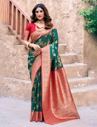 Light blue designer net Saree