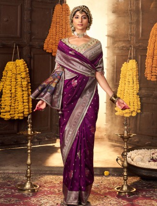 Mustard yellow silk embroidered salwar suit for haldi