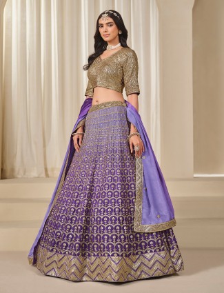 Beige lotus blossam hand printed mens waistcoat set