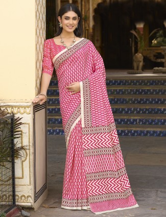 Dark purple dola silk resham weaving wedding wear saree