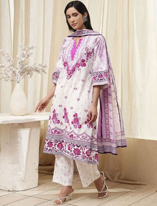 Rani cotton printed kurti set for festive wear