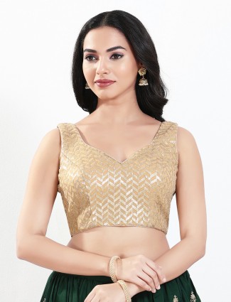 Gold silk sleeveless sweetheart neck blouse