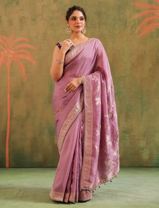 Light blue designer net Saree