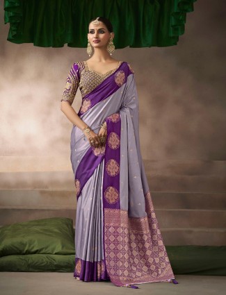 Radiant rani pink bandhani silk saree elegance